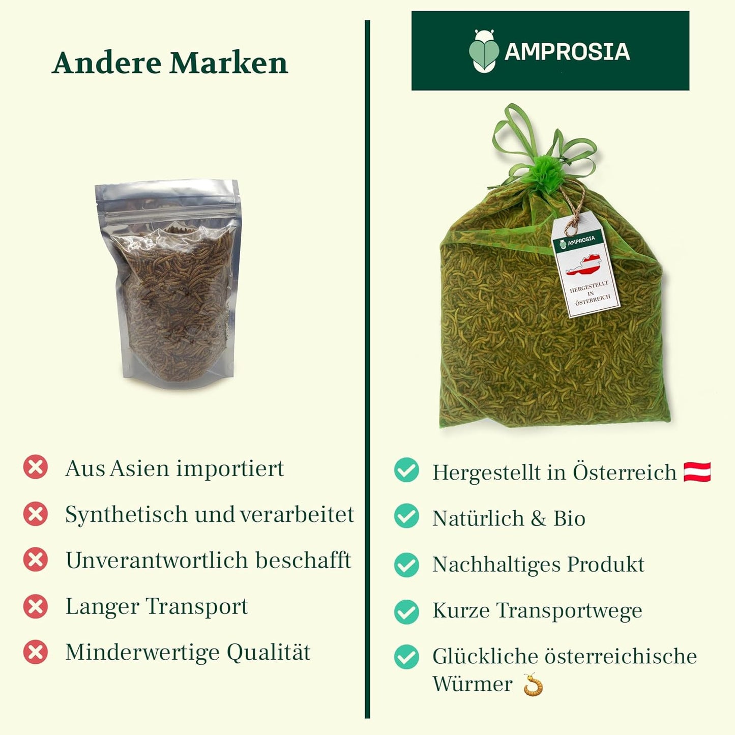 Amprosia™ Mehlwürmer